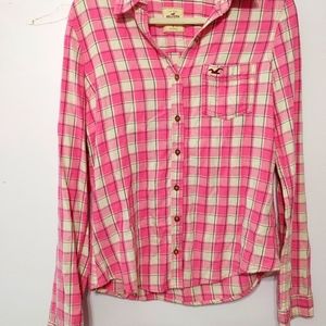 Hollister plaid shirt